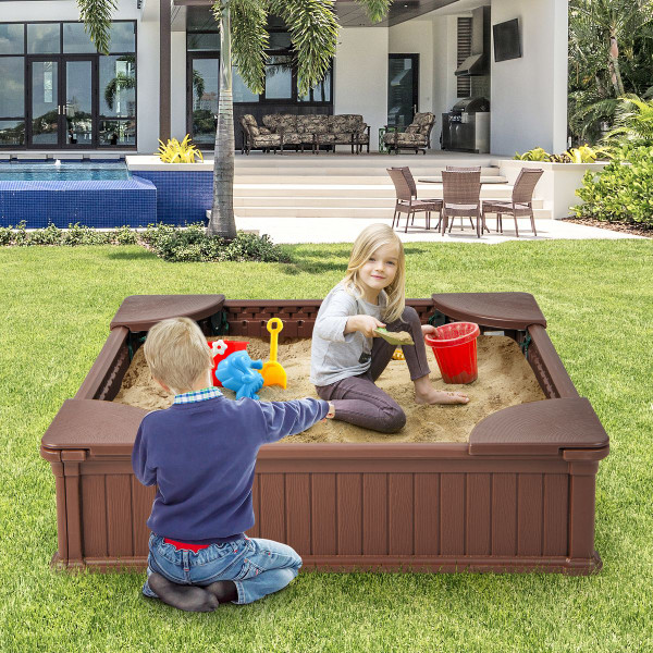 Kids' Large Outdoor Sandbox  product image