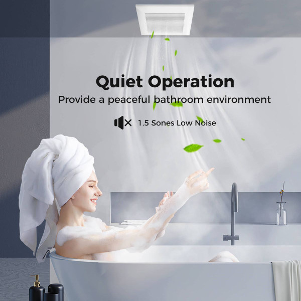 80 CFM Ceiling Mount Bathroom Exhaust Fan product image