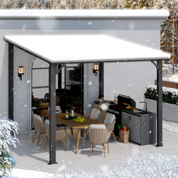 Outdoor Pergola Heavy-Duty Lean-to Metal Awning product image