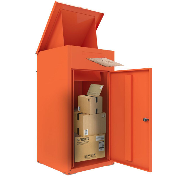 Lockable Anti-Theft Parcel Drop Box with Mailbox product image