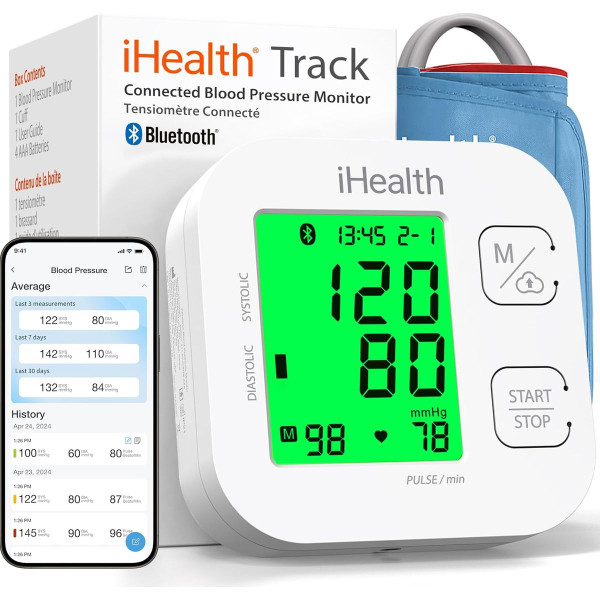 iHealth Track Smart Upper Arm Blood Pressure Monitor product image