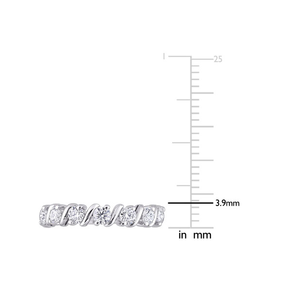 7/10 Carat (ctw) Lab-Created Moissanite Ring  product image