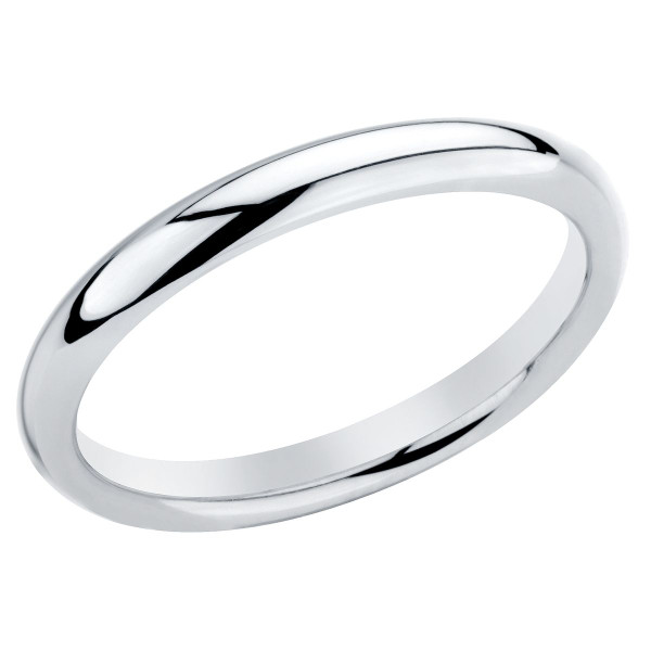 Women's Wedding Band Ring in Sterling Silver (2mm) product image