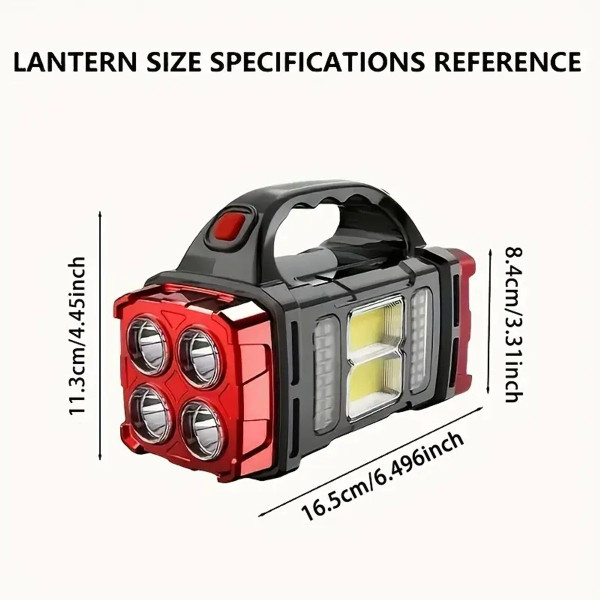 Solar & USB Rechargeable LED Lantern Work Light product image