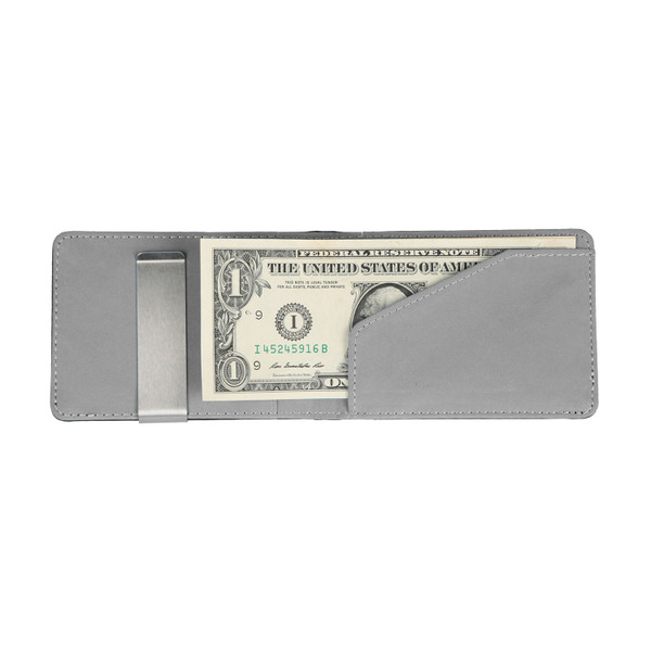RFID Blocking Slim PU Leather Bifold Wallet with Money Clip product image