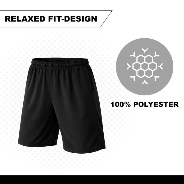 Men’s Active Poly Training Shorts (1 or 3-Pack) product image