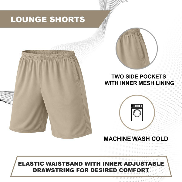 Men’s Active Poly Training Shorts (1 or 3-Pack) product image