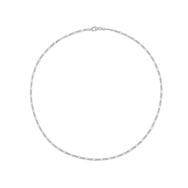 Sterling Silver Figaro Chain Necklace (18 inches 1.5mm) product image
