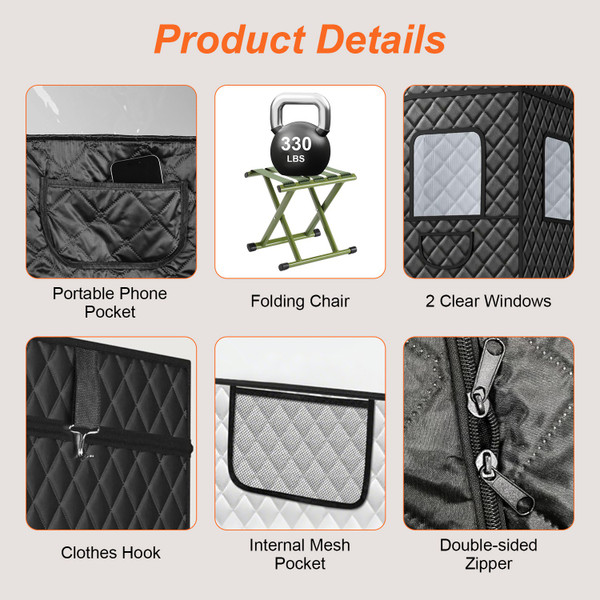 1‑Person Portable Steam Sauna  product image