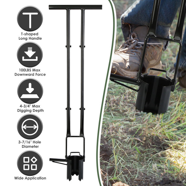 5-in-1 Long-Handled Bulb Planter product image