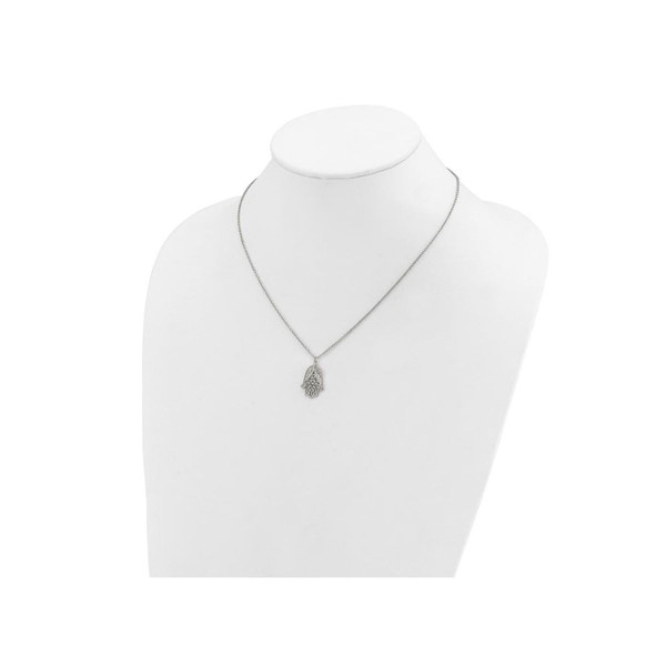 Stainless Steel Hamsa Pendant Necklace  product image