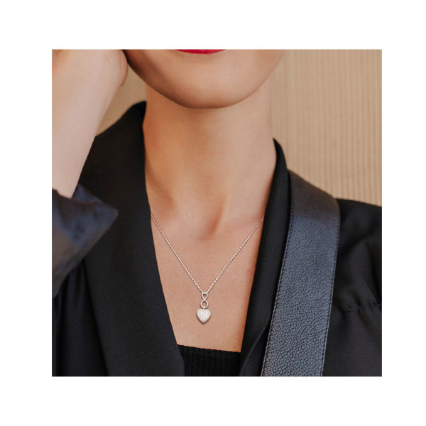 1/4 Carat (ctw) Diamond Infinity Heart Necklace product image
