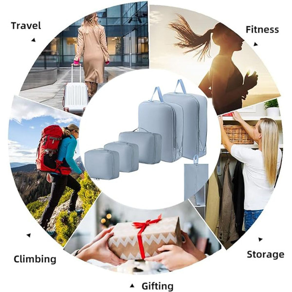 Large Travel Compression Bags (6-Pieces) product image