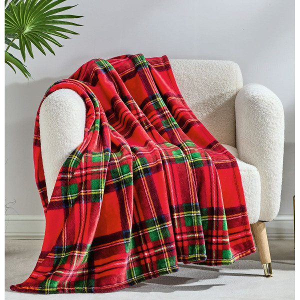 Plaid Printed Throw product image