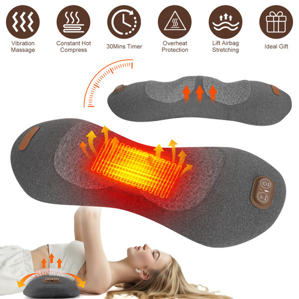 3-in-1 Heated Lumbar Support Massage Pillow  product image