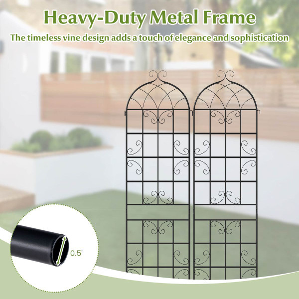 Heavy-Duty Metal Garden Trellis (2 or 4-Pack) product image