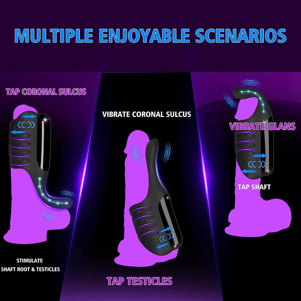 Tapping Vibrating Male Masturbator  product image