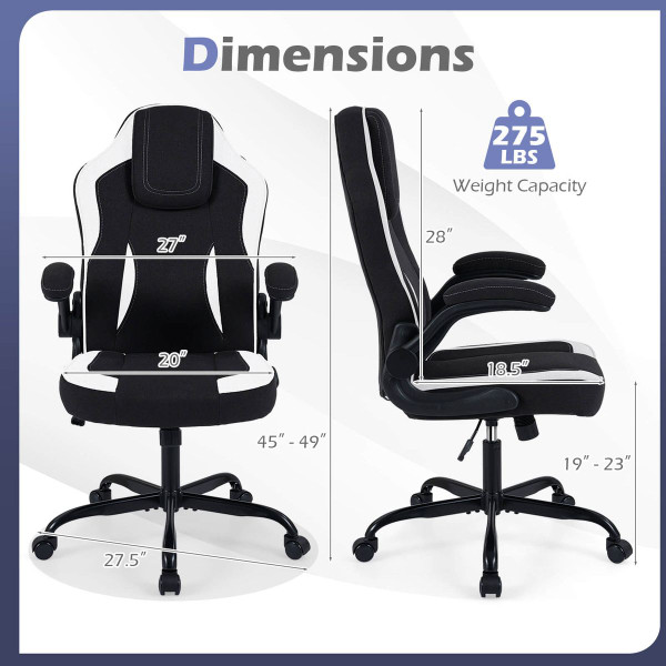 Office Chair with 90° Flip-Up Armrests and Adjustable Height product image