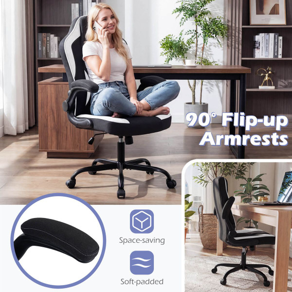 Office Chair with 90° Flip-Up Armrests and Adjustable Height product image