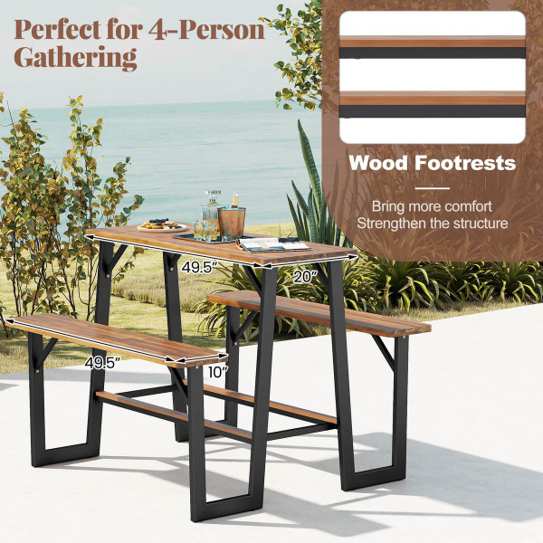 Patio Picnic Table and Bench Set product image