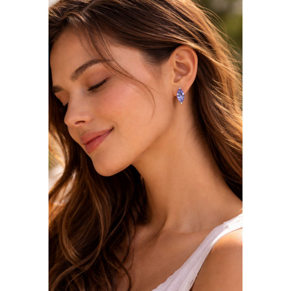 1.5 CTW Tanzanite Marquise Cut Stud Earrings product image