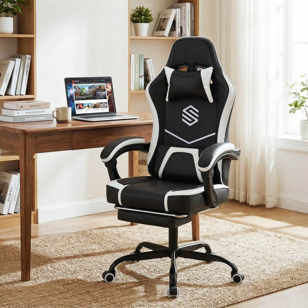 Rolling Gaming Chair with Heavy-Duty 5-Claw Metal Base  product image