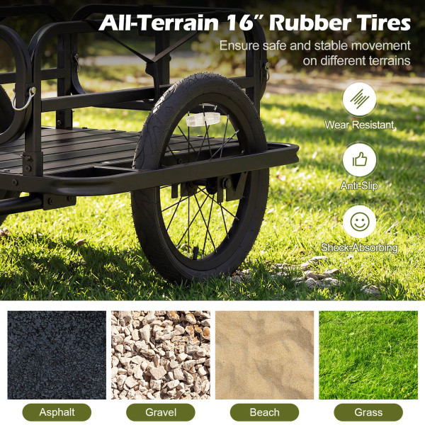 Heavy-Duty Bicycle Wagon Cart  product image