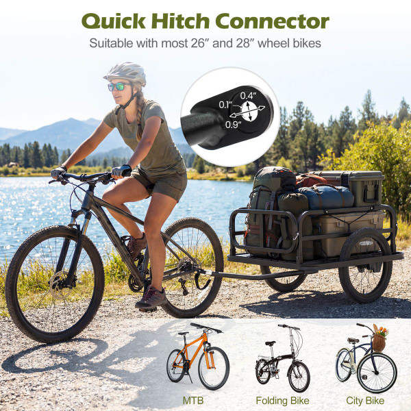 Heavy-Duty Bicycle Wagon Cart  product image