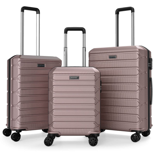 3-Piece Hardside Luggage Set with 8-Spinner Wheels and 3-Digit Lock product image