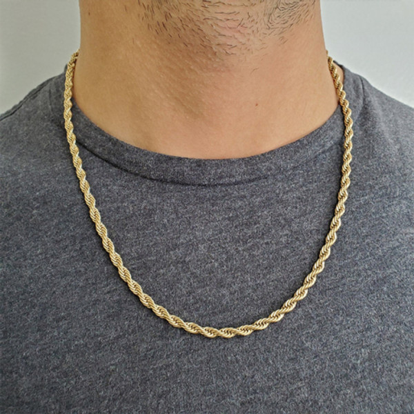 24" Italian Rope Link Chain product image