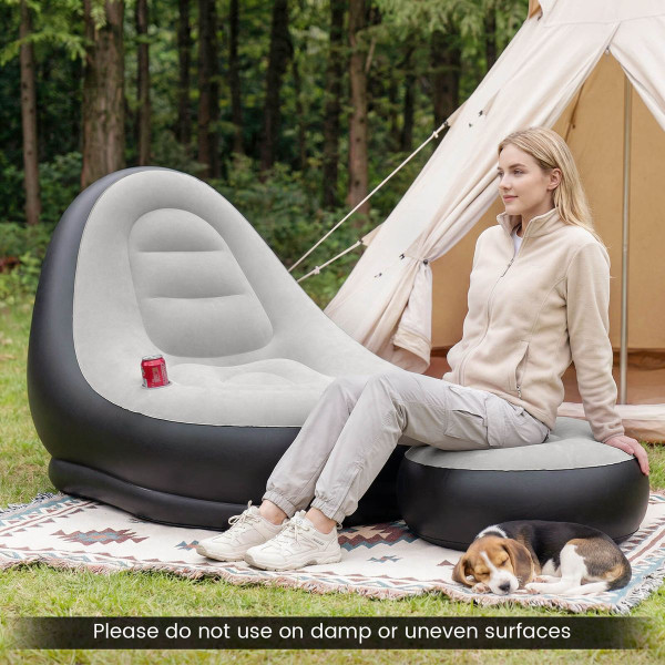 Inflatable Lounge Chair with Ottoman product image