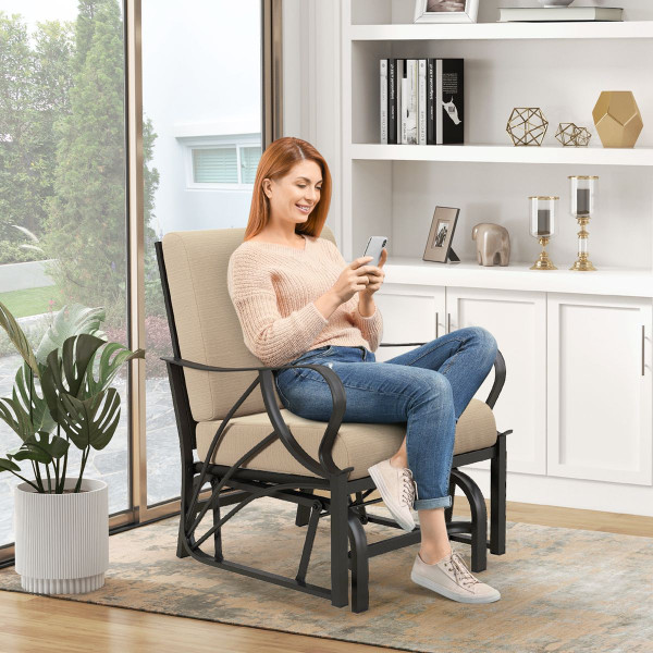 Smooth Gliding Patio Rocking Chair (1- or 2-Pack) product image