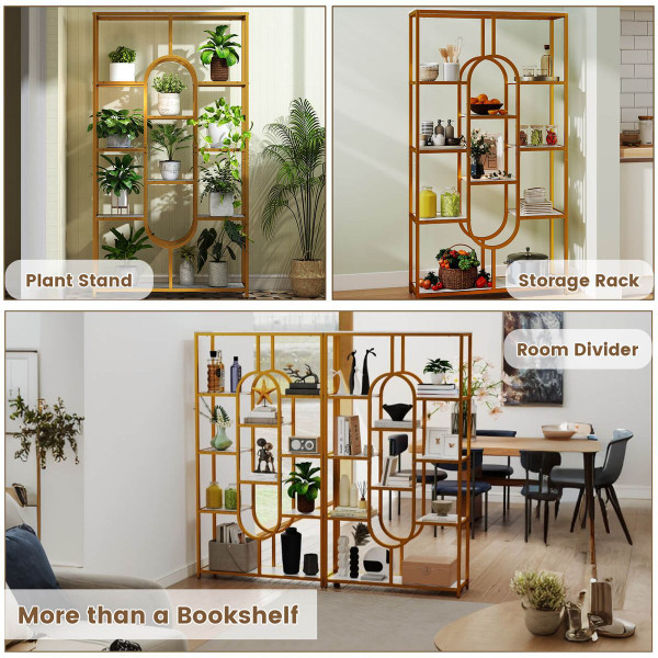 5-Tier Etagere Bookcase with Open Storage Shelves product image