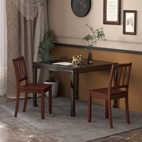 Wood Dining Chair with Rubber Wood Legs (Set of 2) product image