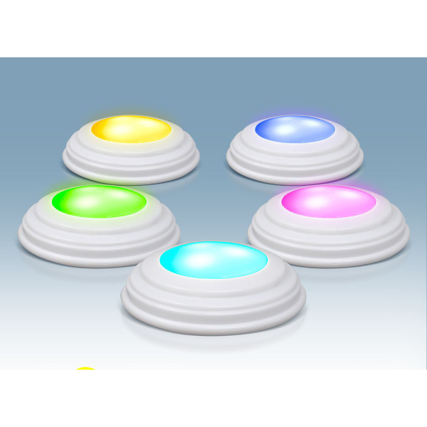 5-Pack Color Changing Wireless LED Lights with Remote Control product image