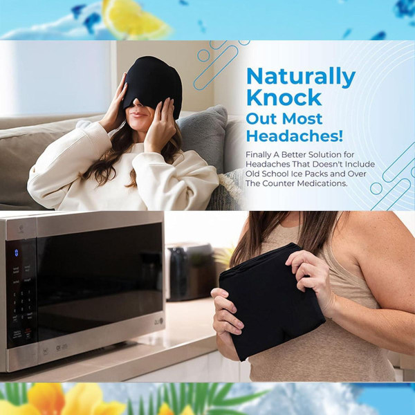 Hot and Cold Therapy Migraine Relief Cap product image