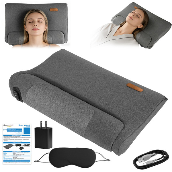 Heated Neck Massager Pillow and Eye Mask product image