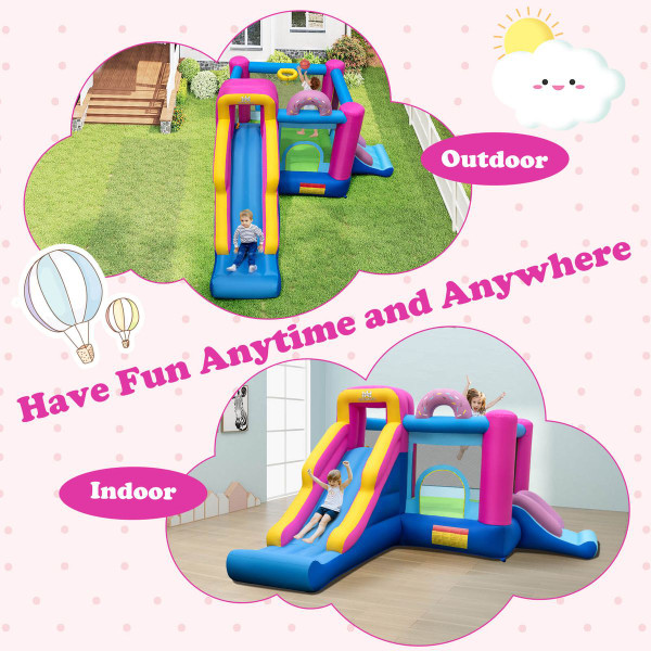 Doughnut-Themed Inflatable Bounce House product image