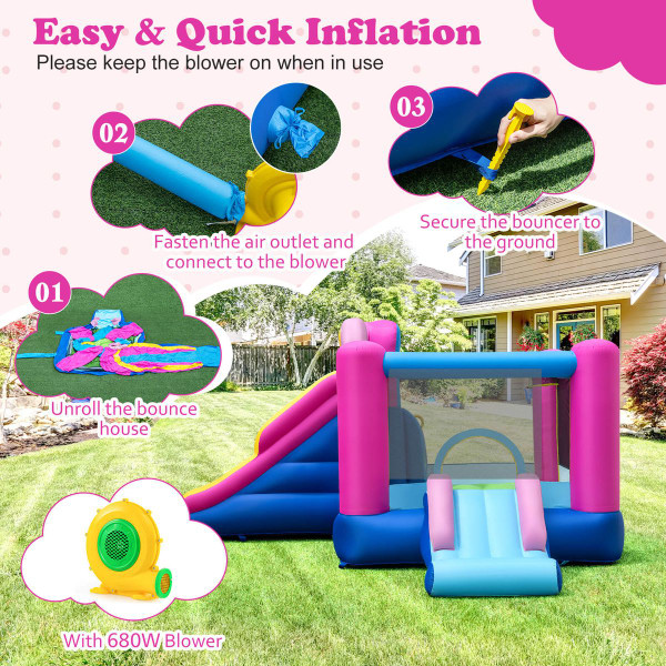 Doughnut-Themed Inflatable Bounce House product image
