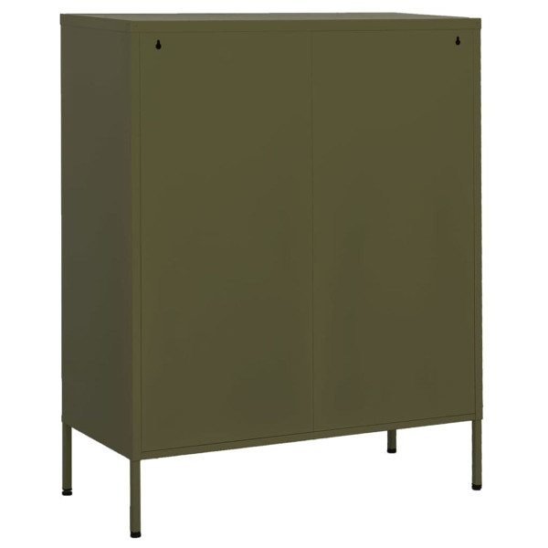 Storage Cabinet Olive Green 31.5"x13.8"x40" Steel product image