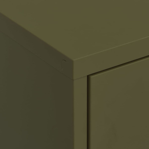 Storage Cabinet Olive Green 31.5"x13.8"x40" Steel product image