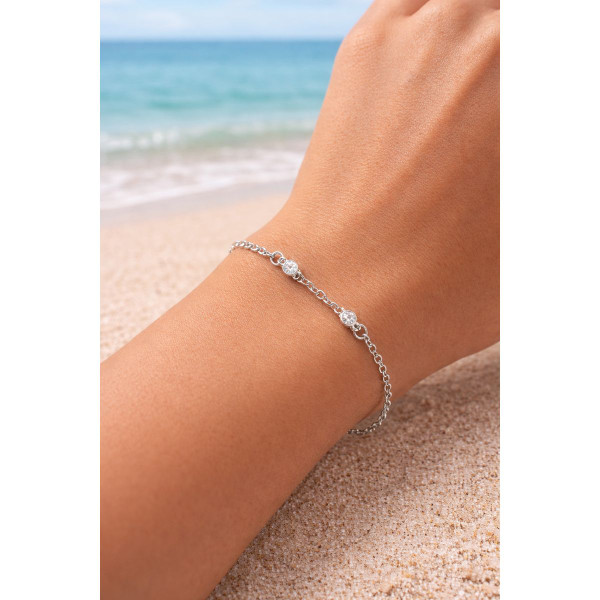 925 Sterling Silver Filled Cubic Zirconia Bracelet product image
