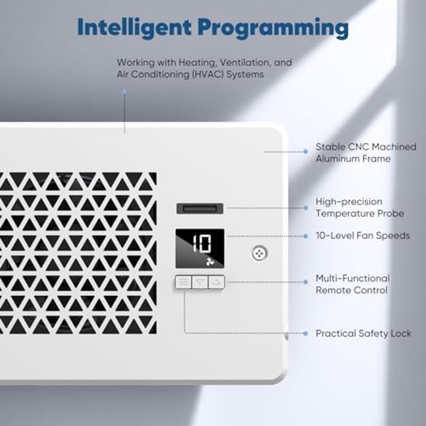 Matulsa Register Booster Fan for 4" x 10" Register Holes  product image