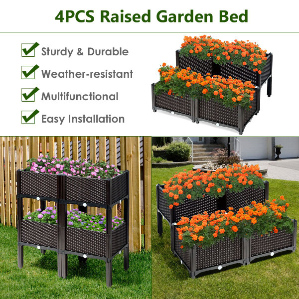 Raised Garden Bed (4-Pack) product image