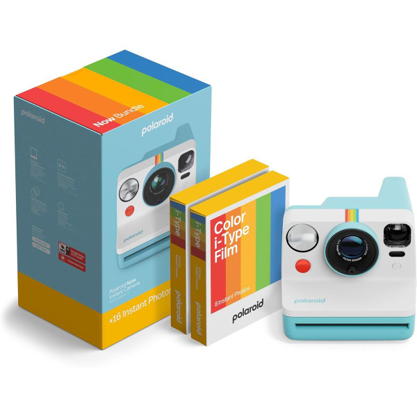 Polaroid Now 3rd Generation I-Type Instant Camera + Film Bundle product image