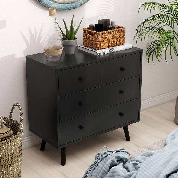 Mid-Century 4-Drawer Dresser product image