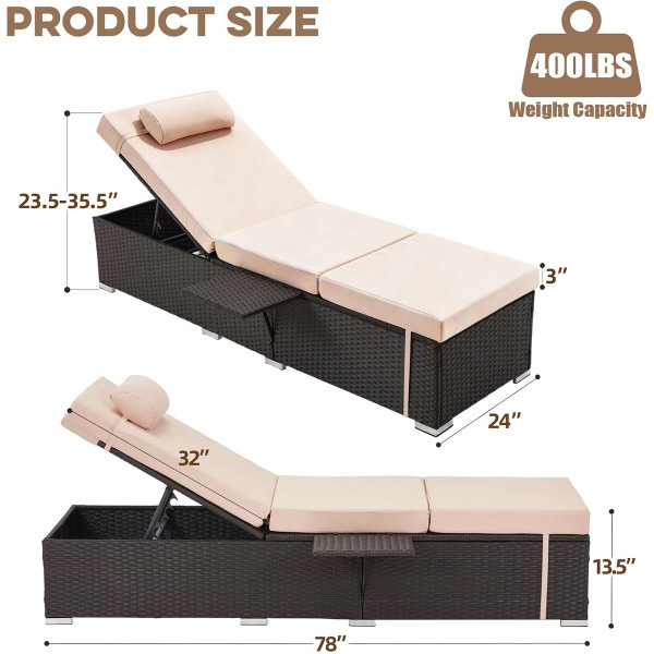 Outdoor Chaise Lounge (2-Pack) product image