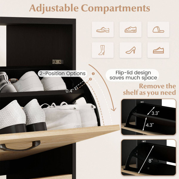 Open Shelf Shoe Cabinet  product image