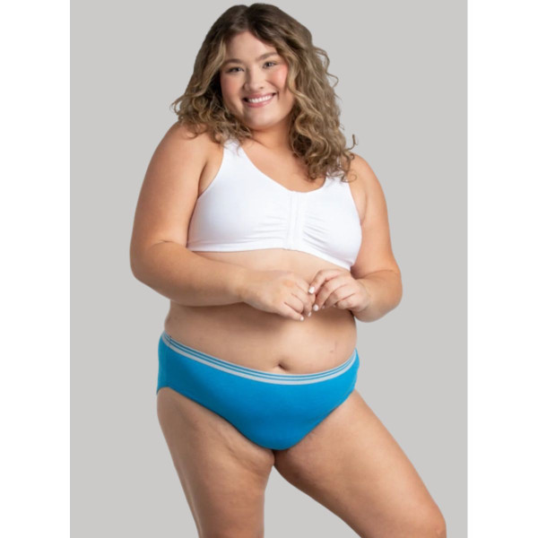 Women's Plus Fit for Me® Heather Hi-Cut Panty (6-Pack) product image