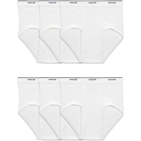 Men's Classic White Briefs (6 Pack) product image